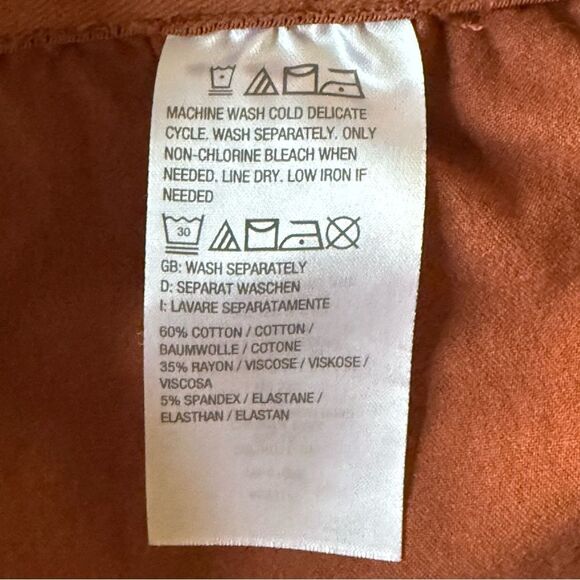 AnyBody Regular All-Stretch Twill Straight Leg Ankle Pants Size Medium - Picture 9 of 12